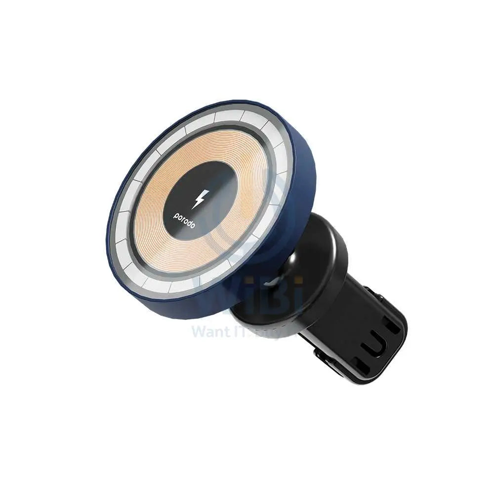 Porodo Lucid Magsafe Car Mount Car Charger/Type-C Cable Included Accessories > Mobiles & Tablets > Mobiles > Mobile