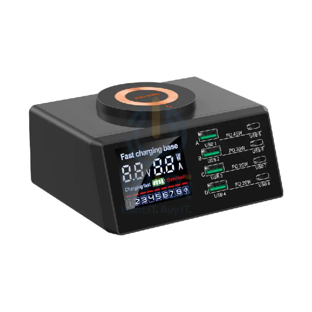 Porodo Multi-Functional MagSafe Fast Charger - Black Accessories > Power Adapters