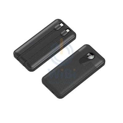 Porodo PowerBank Integrated Cable - 10000mAh / Black Accessories > Power Bank