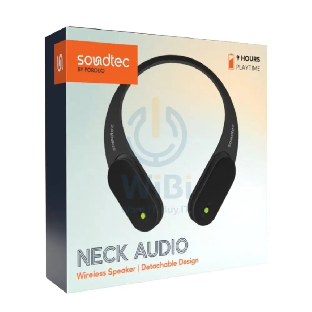 Porodo Soundtec Neck Audio Wireless Speaker - Wireless / Black Accessories > Audio > Speakers