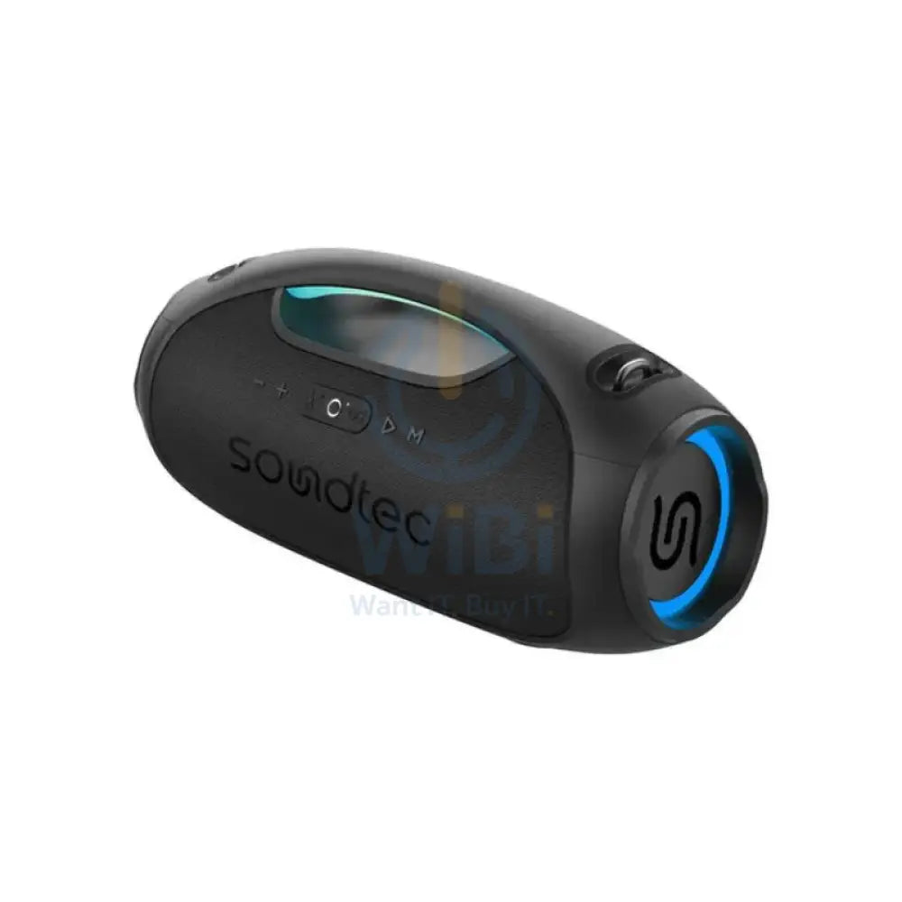 Porodo Soundtec Rush Euphoric Bass Portable Speaker - Black Accessories > Audio > Speakers