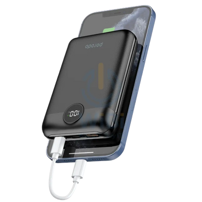Porodo Super Compact 20W PD & QC3.0 Power Bank 20000mAh With 3-Output Fast Charging - Black Accessories > Power Bank