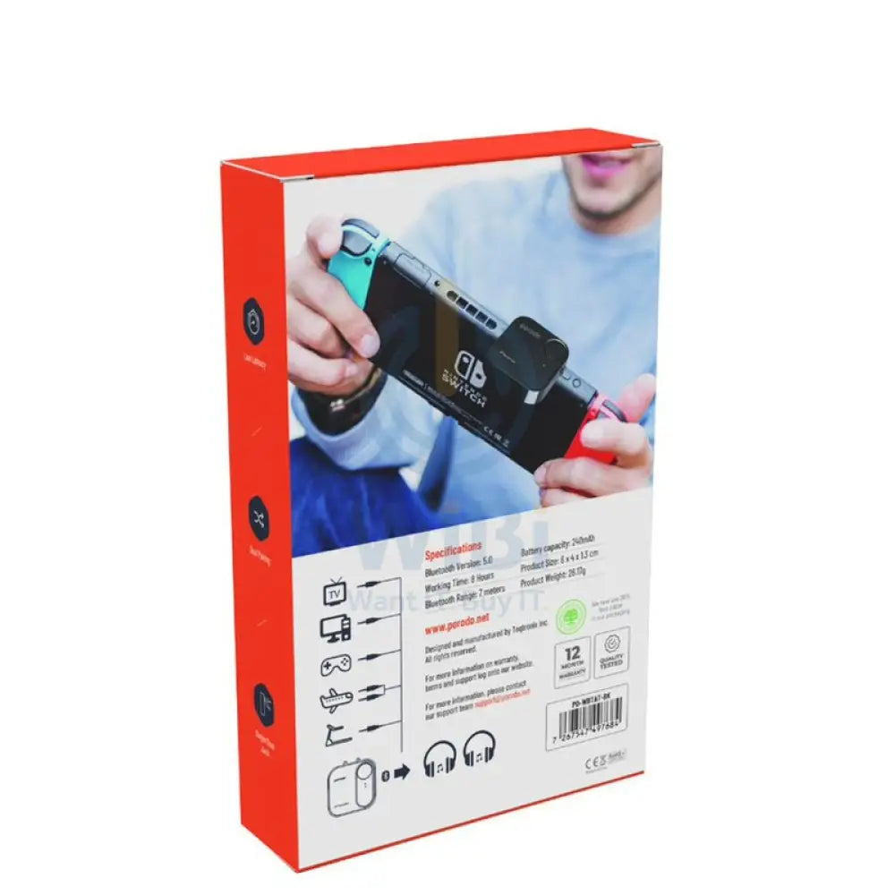 Porodo Wireless Bluetooth Audio Transmitter Accessories > Other Peripherals