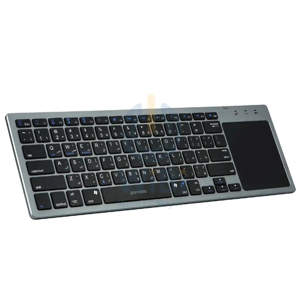 Porodo Wireless Keyboard With Touch-Pad Ultra Slim Bluetooth Keyboard Accessories > Keyboard & Mouse