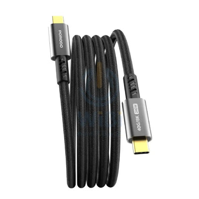 Porodo Woven Cable - 1.8M / 240W / 40Gbps / USB-C Accessories > Cables & Converters > Cables