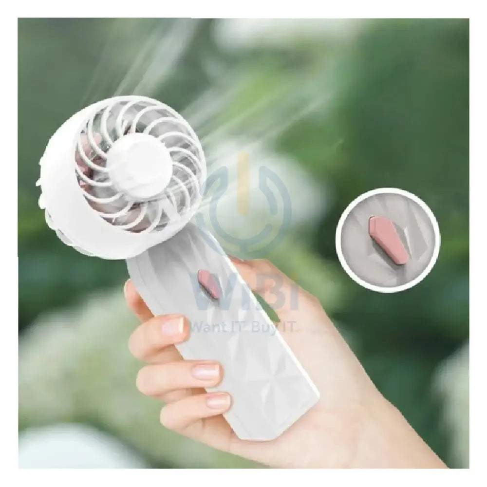 Portable Hand-Held Fan - White Accessories > Other Accessories