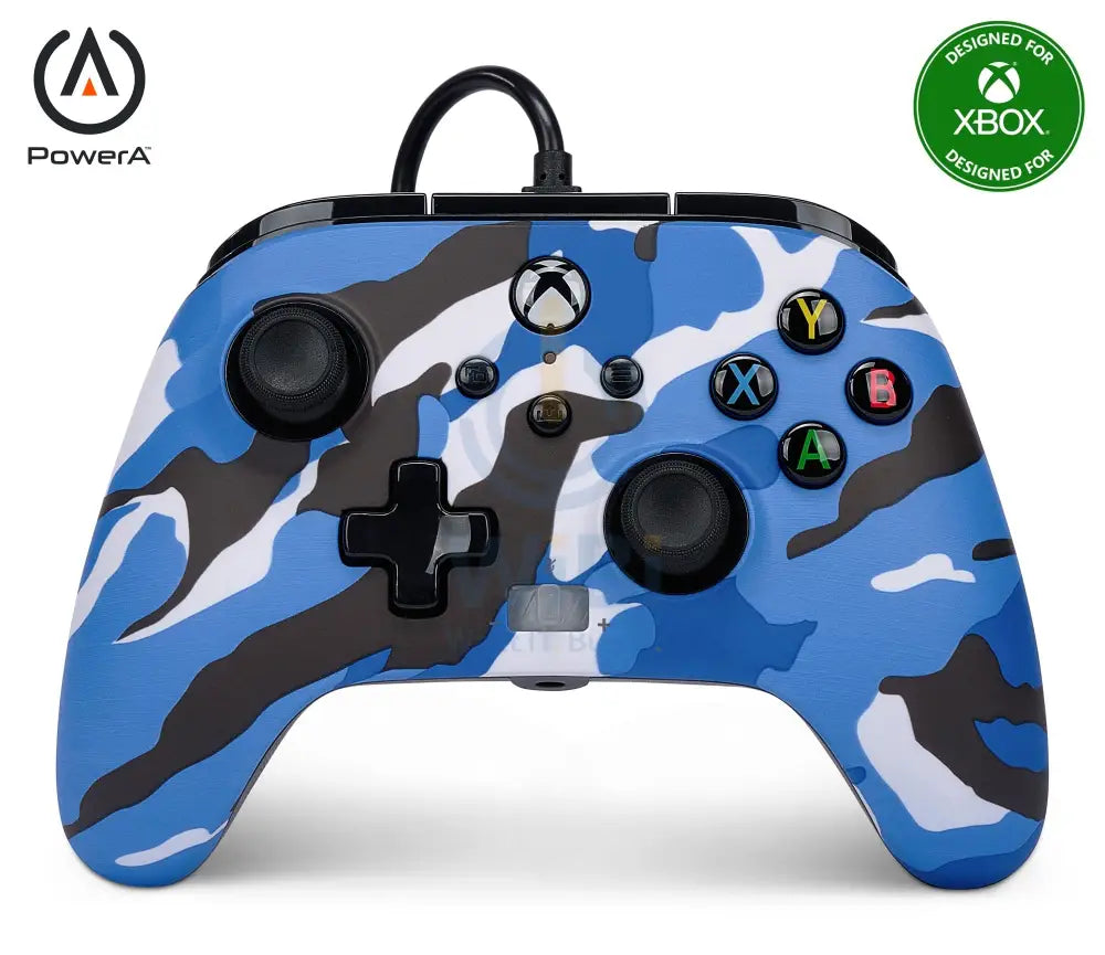 PowerA Xbox Series X Wired Controller - BLUE CAMO Accessories > Gaming Controllers > Gaming Zone