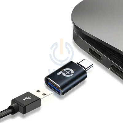 PowerO + Rapid Pro OTG Adapter - USB-A / Type-C / 5Gbps / Black Accessories > Cables & Converters