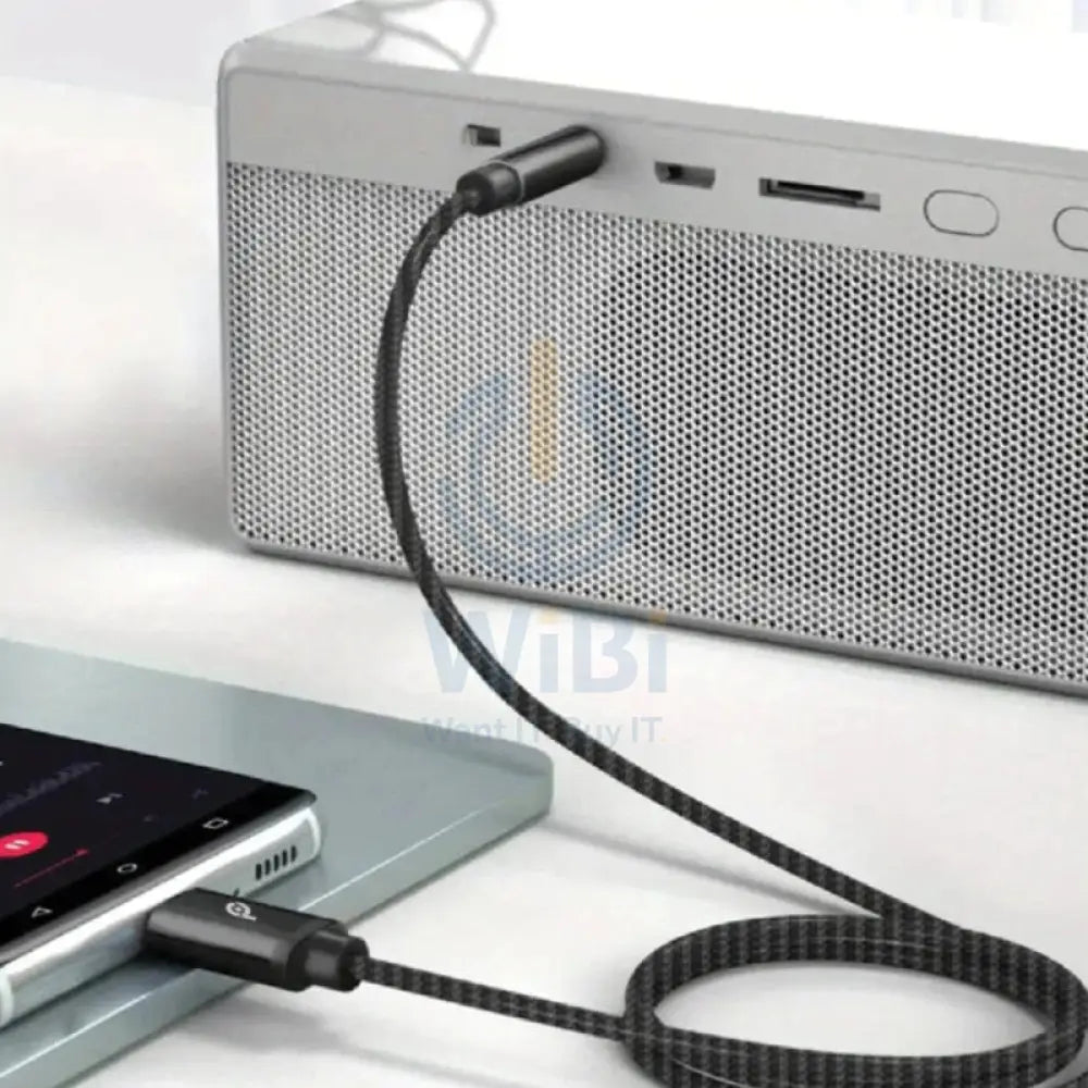 PowerO + Rapid Pro Premium Audio Cable - 3.5MM / Lightning / 1 Meter / Black Accessories > Cables & Converters > Cables