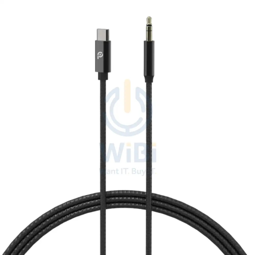 PowerO + Rapid Pro Premium Audio Cable - 3.5MM / Type-C / 1 Meter / Black Accessories > Cables & Converters > Cables
