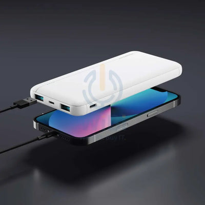 Powerology 10000mAh Quick Charging Power Bank - White Accessories > Power Bank
