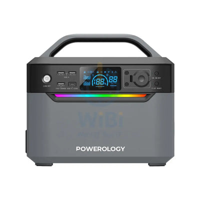 Powerology 120000mAh Portable Power Generator Fast Charging 384Wh 600W - Gray Accessories > Outdoor & Travel