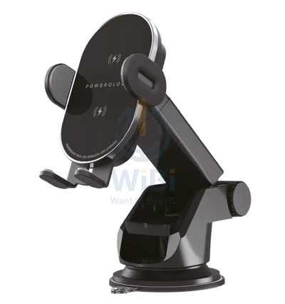 Powerology 15W Fast Wireless Car Charger Mount 3 In 1 - Black Accessories > Mobiles & Tablets > Mobiles > Mobile Holder