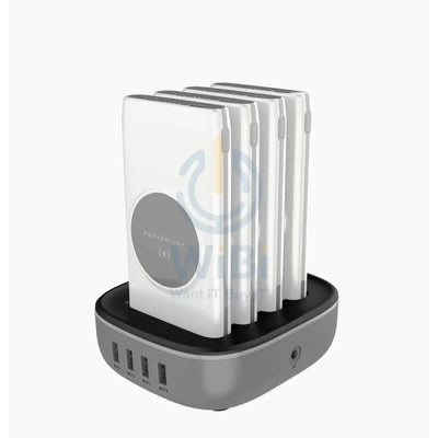 Powerology 4 in 1 Power Bank - 10000mAh / Lightning / Type-C / White