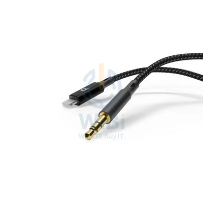 Powerology Braided AUX 3.5mm to Lightning Cable - 1.2m Accessories > Cables & Converters > Cables > Offer Zone