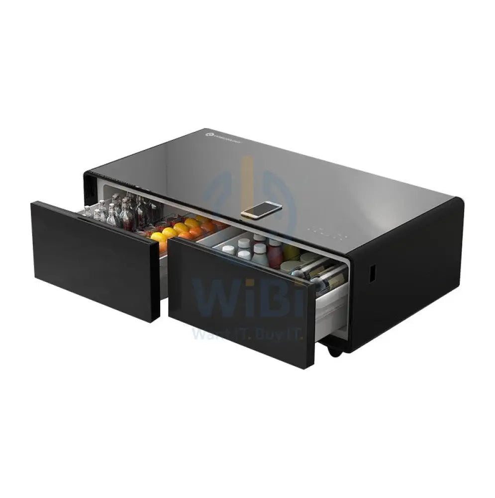 Powerology Coffee Table Fridge Powerful 40W Speakers 135L - Black Accessories > Other Accessories