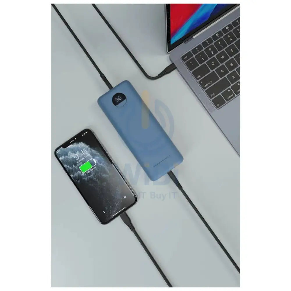 باورولوجي مضغوط طاقة بنك - 20000 مللي أمبير / أزرق اكسسوارات > بنك طاقة