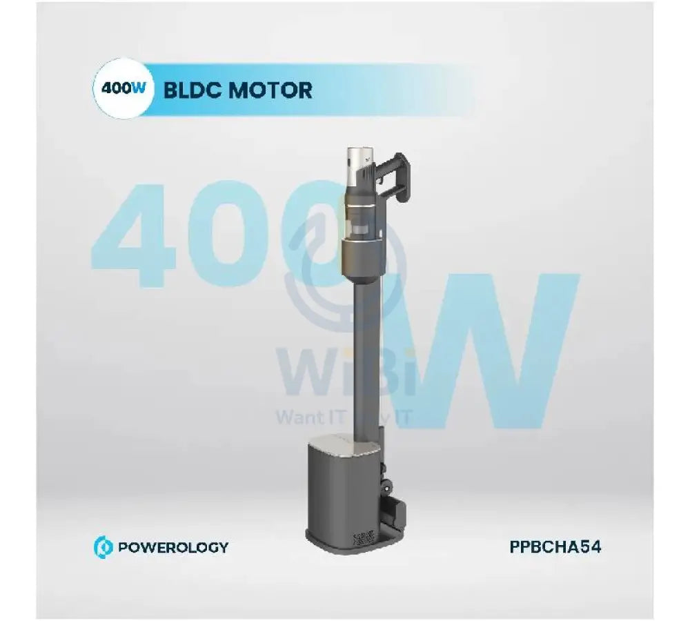 Powerology Cordless Vacuum Auto-Disposal Charging - Black Accessories > Smart Devices