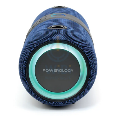 Powerology Cypher Portable Stereo Speaker – Bluetooth / 3-inch / Dark Blue Accessories > Audio > Speakers