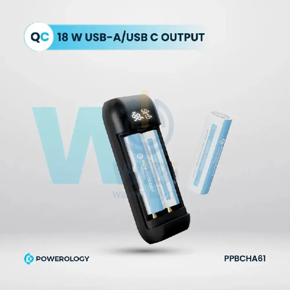 Powerology Diy Cell Power Bank - 15000mAh / 18W / Grey Accessories > Power Bank