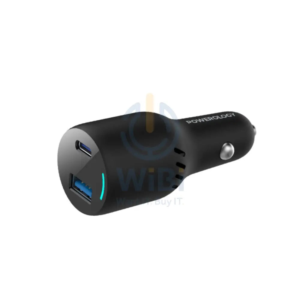 باورولوجي مزدوج منافذ سيارة شاحن - 65 واط / QC3.0 - أسود اكسسوارات > هواتف & تابلت > هواتف > سيارات شواحن