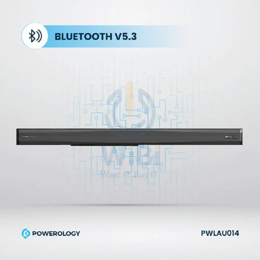 Powerology Home Theater System - 5.1CH / 370W / Bluetooth / Black Accessories > Audio > Speakers