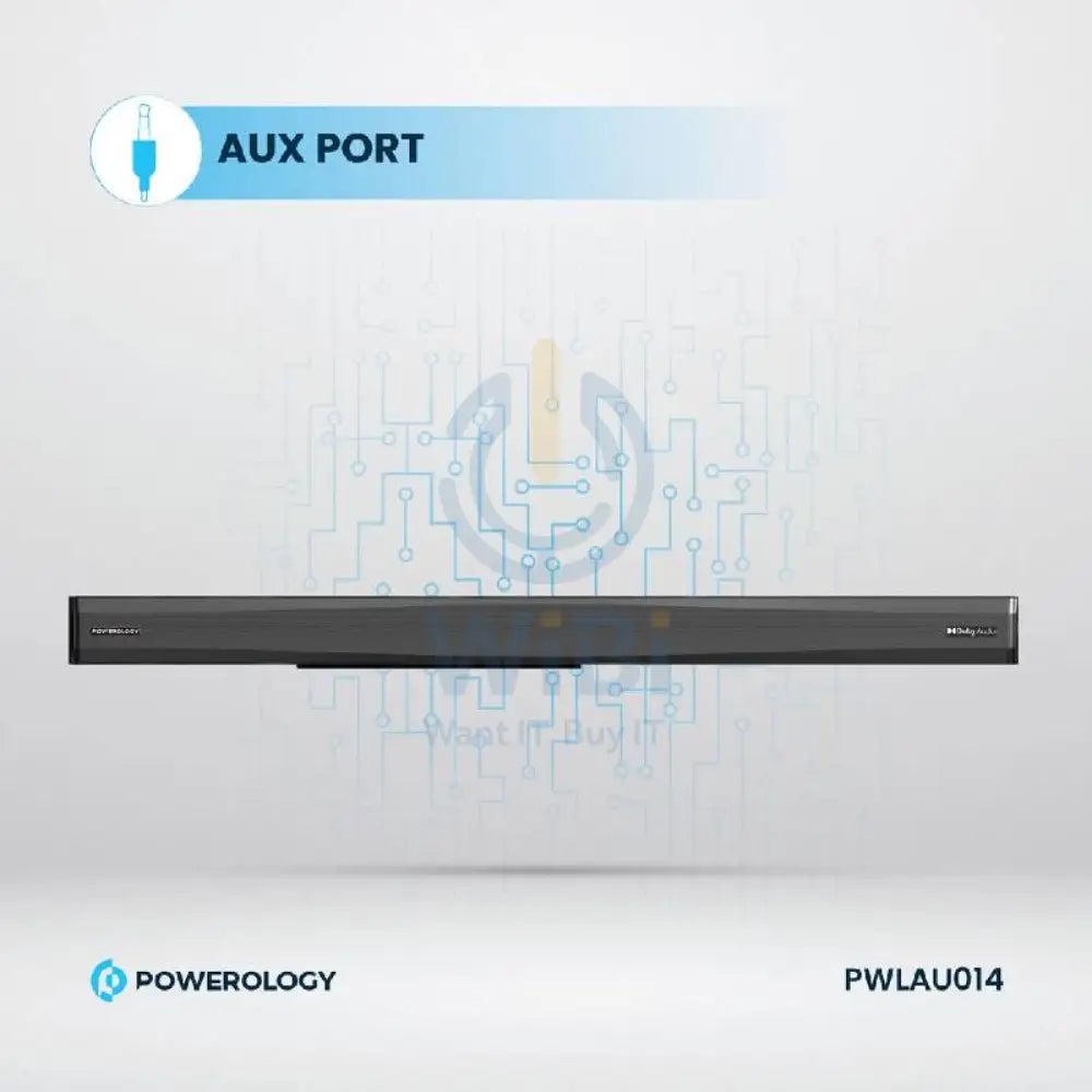 Powerology Home Theater System - 5.1CH / 370W / Bluetooth / Black Accessories > Audio > Speakers