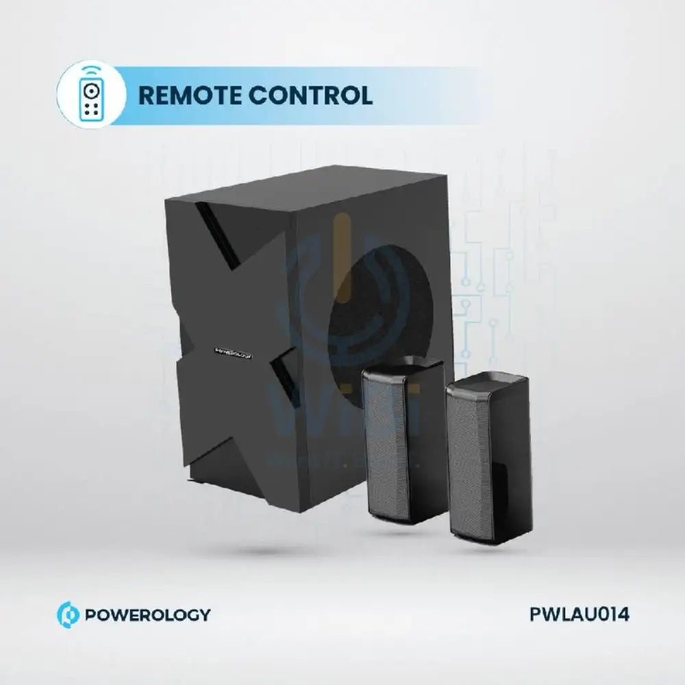 Powerology Home Theater System - 5.1CH / 370W / Bluetooth / Black Accessories > Audio > Speakers