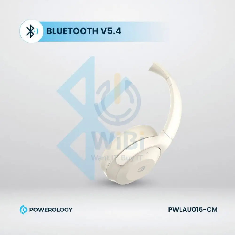 Powerology Hybrid ANC Headphone - 600mAh / Cream Accessories > Audio > Headphones