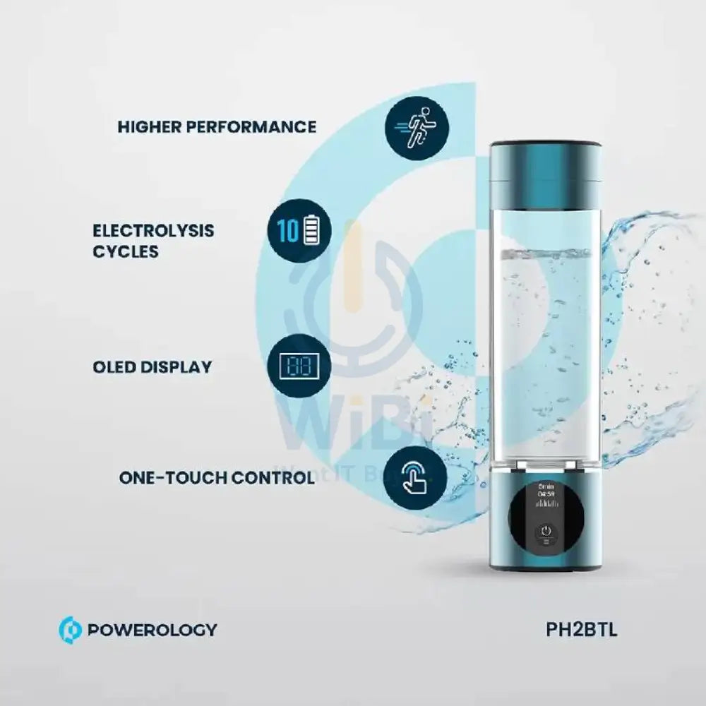 Powerology Hydrogen-Reach Water Generator - 1200mAh / Blue Accessories > Smart Devices