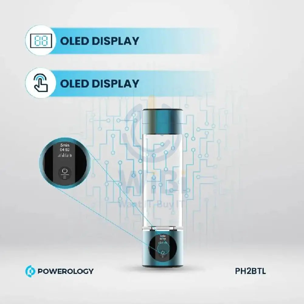 Powerology Hydrogen-Reach Water Generator - 1200mAh / Blue Accessories > Smart Devices