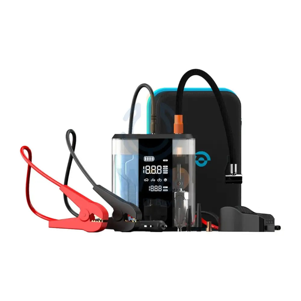 Powerology Jump Start Air Compressor - 8800mAh / Type-C - Transparent Accessories > Other Accessories