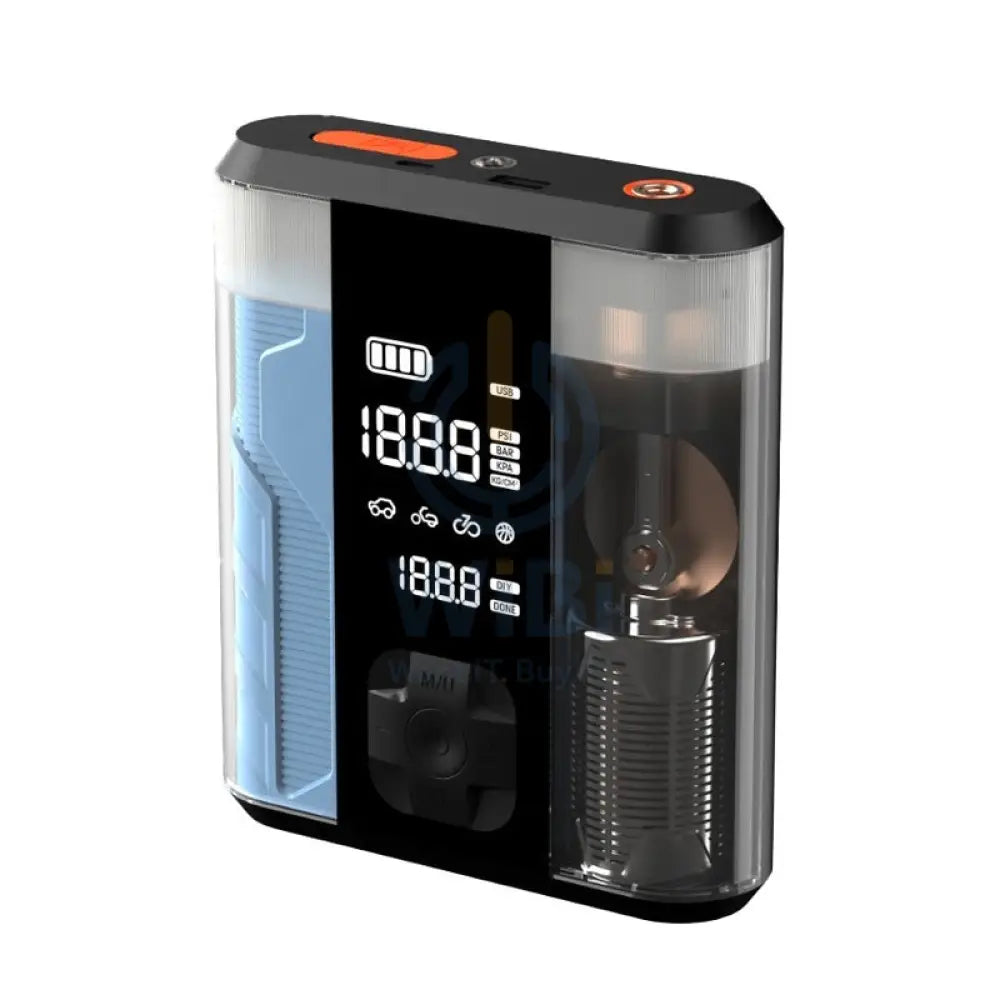Powerology Jump Start Air Compressor - 8800mAh / Type-C - Transparent Accessories > Other Accessories