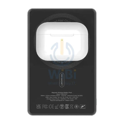 Powerology MagVolt Magnetic Power Bank - 10000mAh / 20W PD / Black Accessories > Power Bank