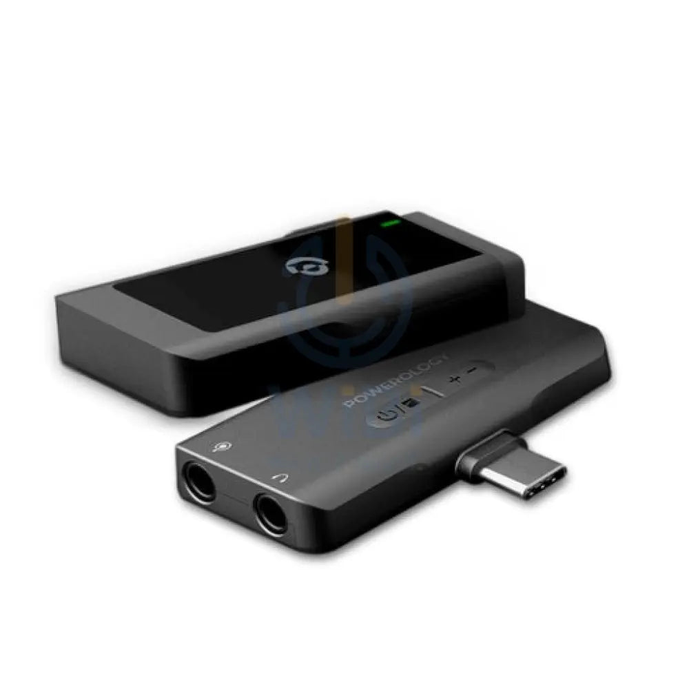 Powerology MFI Dual Connector Wireless Lavalier Microphone - 1000mAh / Black Accessories > Audio > Microphone