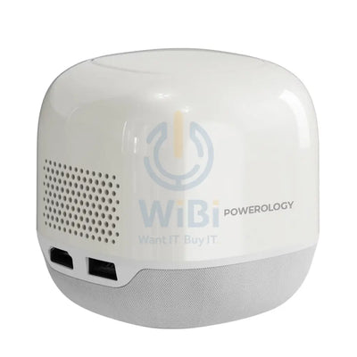 Powerology Mini Beam Portable Projector - DLP 720P / 100 ANSI lumens / HDMI/USB / 8700mAh / White Accessories >