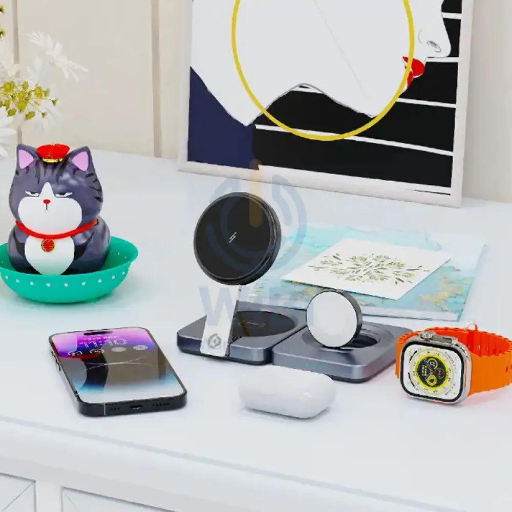 باورولوجي Qi2-15W باورولوجي Qi2-15W ماج سيف 15 iPH15 متعدد الجهاز حامل أسود اكسسوارات > طاقة محولات