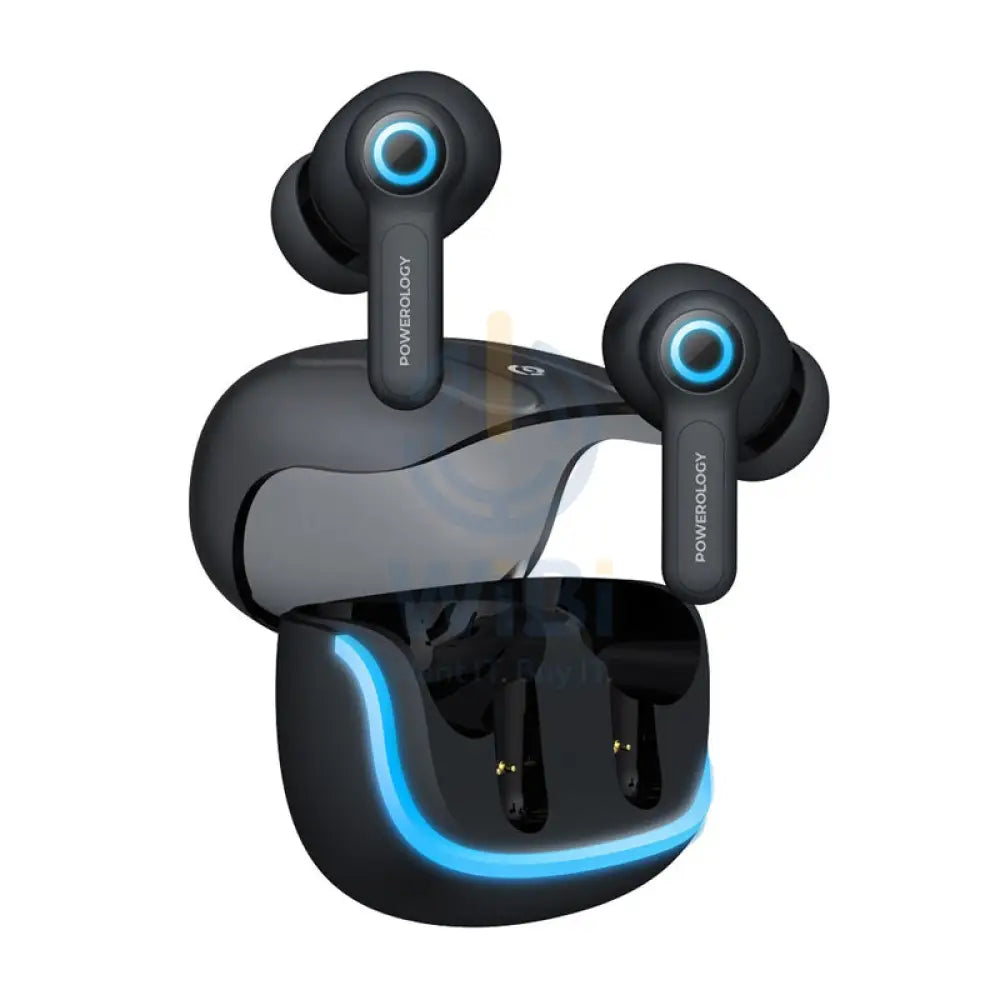 Powerology Quad Mic ENC True Wireless Earbuds - Black Accessories > Audio > Headphones