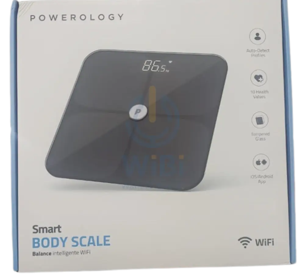 Powerology Smart Body Scale Balance Intelligente WiFi - White Accessories > Smart Devices
