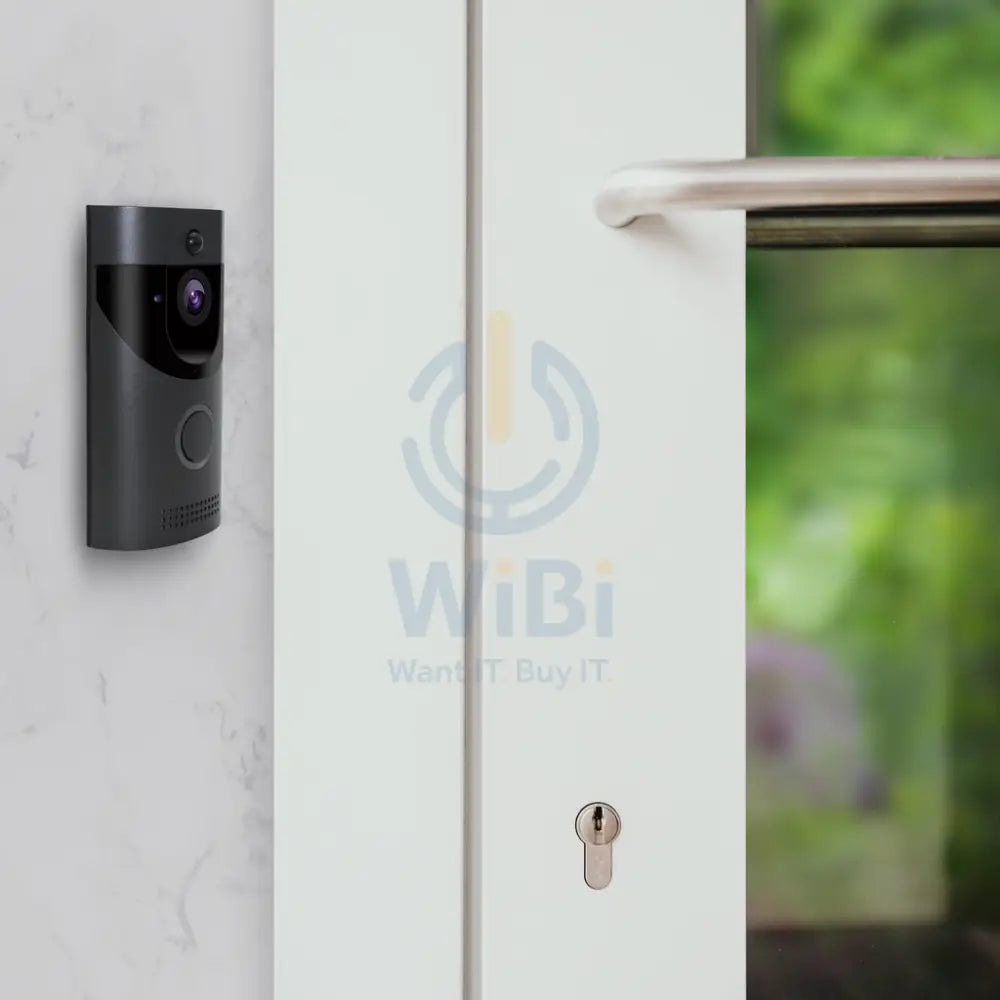 Powerology Smart Video Doorbell With Night Vision And Motion Sensor - Black Accessories > Smart Devices