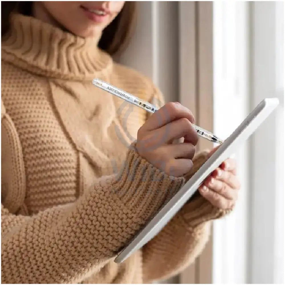 Powerology Transparent Pencil Pro - iPad 2018-2022 / White Accessories > Mobiles & Tablets > Tablets > Stylus & Pencil