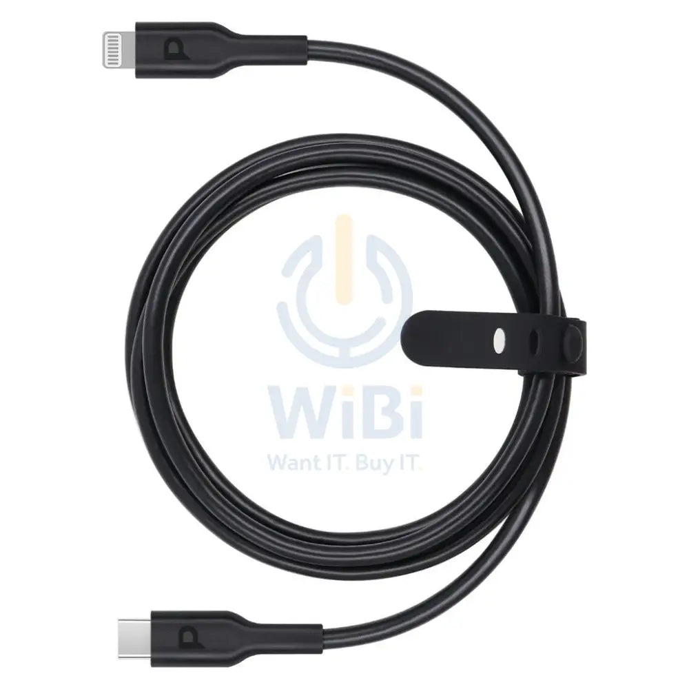Powerology Type-C To Lightning Cable - 1.2m / 20W / Black Accessories > Mobiles & Tablets > Tablets