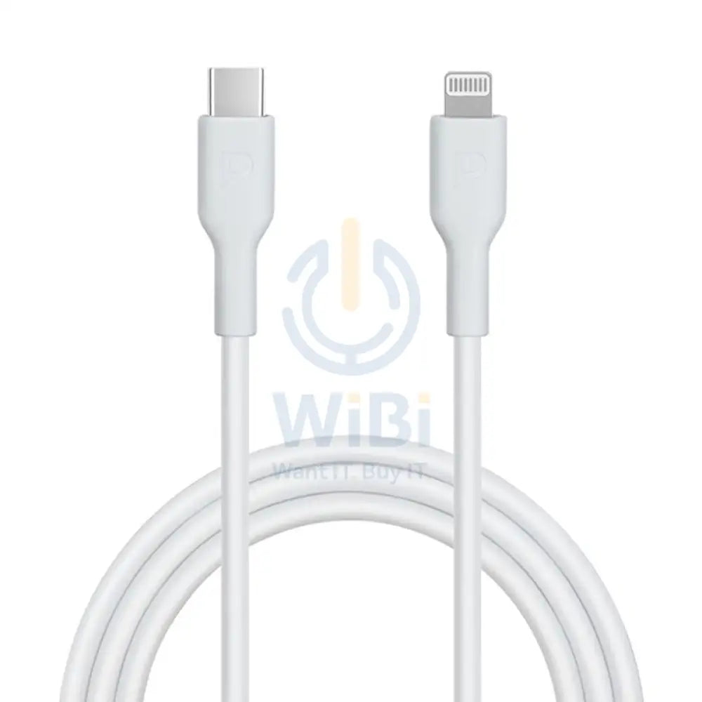 Powerology Type-C To Lightning Cable - 1.2m / 20W / White Accessories > Mobiles & Tablets > Tablets