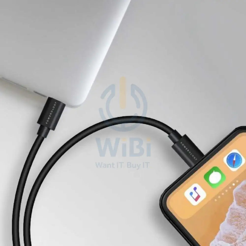 Powerology USB-C to Lightning Cable - 3m / PVC Accessories > Mobiles & Tablets > Tablets