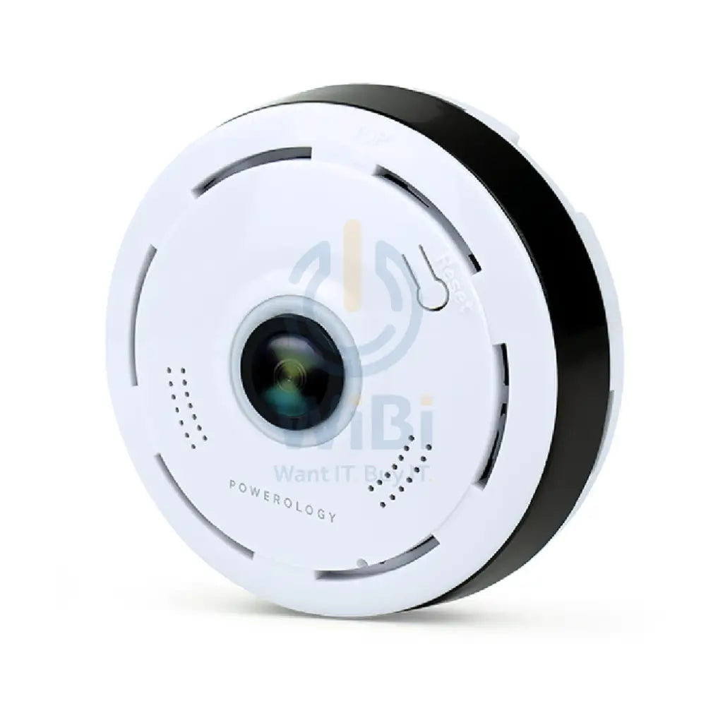 Powerology Wi-fi Panoramic Camera - 1080P FHD / Up to 10m / 360° Fisheye Lens Cameras > Security Cameras > Offer Zone