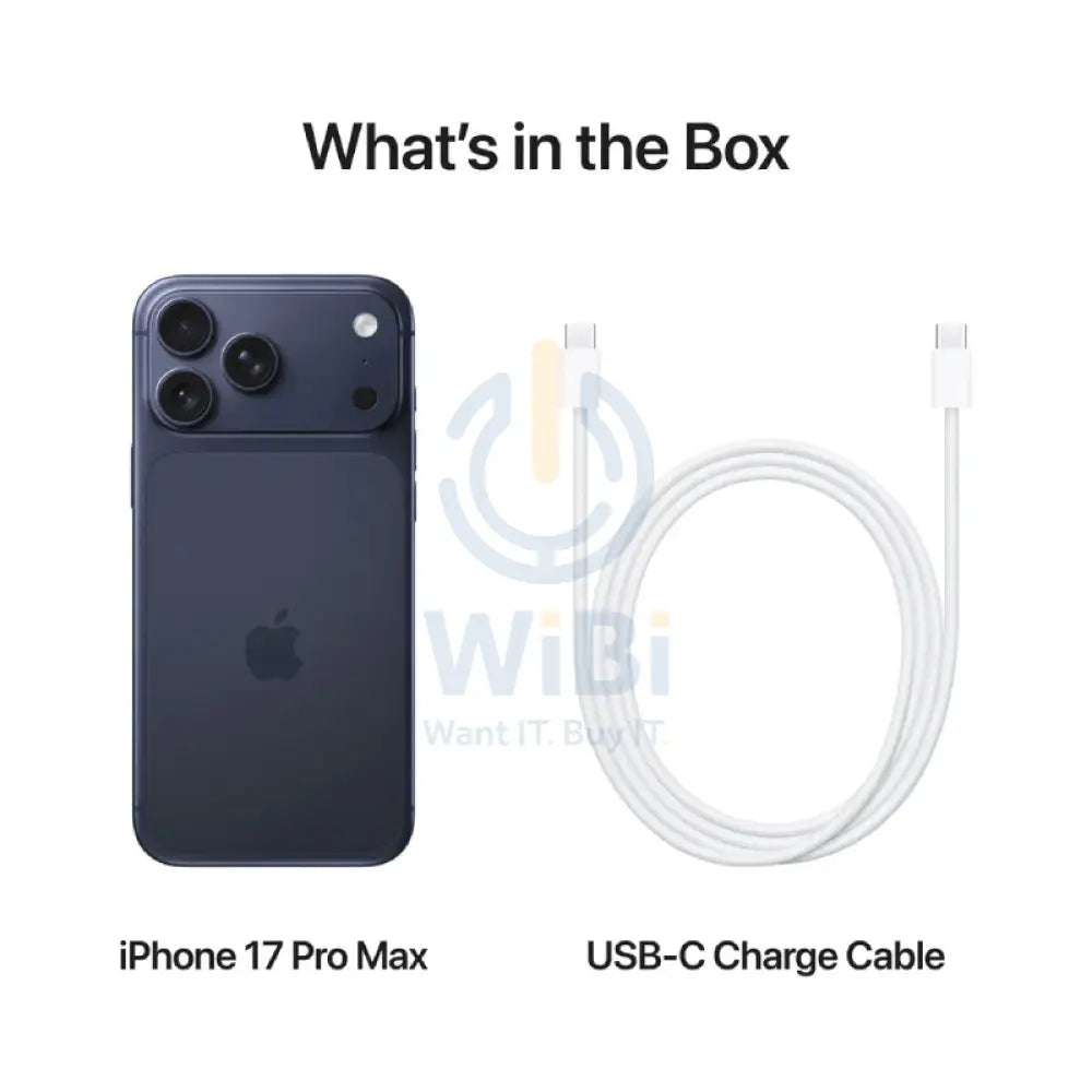 Pre-order Apple iPhone 17 Pro Max - 256GB / Deep Blue / 5G / 6.9’’ Mobiles & Tablets > Mobiles