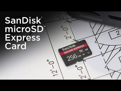 بطاقة SanDisk microSD Express بطاقة 128 جيجابايت فوق إلى