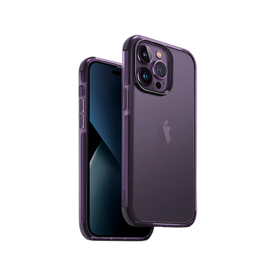 Uniq Hybrid iPhone 14 Pro Max (6.7) Combat Case - Fig Purple Accessories > Mobiles & Tablets