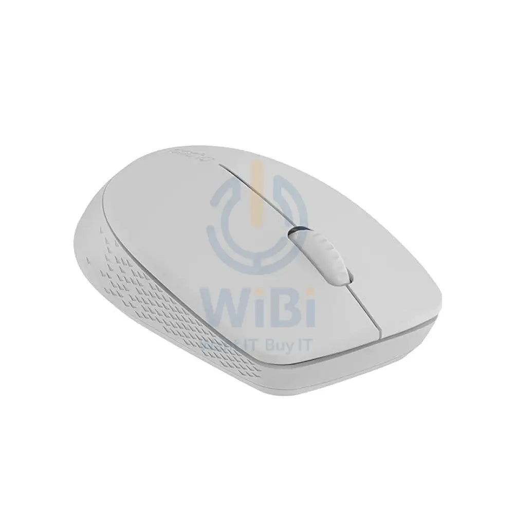 Rapoo M100 Silent Wireless Mouse - 2.4 GHz / 1300 DPI / Bluetooth / USB - Light Grey Accessories > Keyboard & Mouse