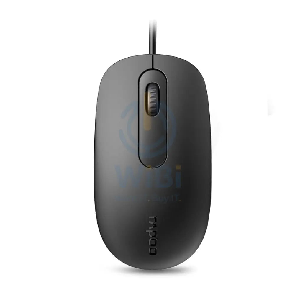 Rapoo N200 Wired Optical Mouse - 1600 DPI / Black Accessories > Keyboard & Mouse